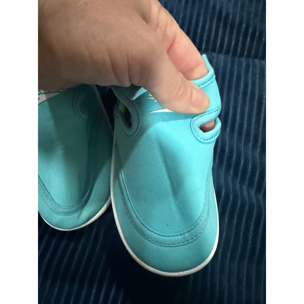 Speedo Boys Hybrid Water Shoes Bachelor Button Blue Green Size L 9-10 NEW - Picture 4 of 9